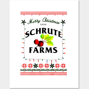 Schrute Farms Christmas Posters and Art